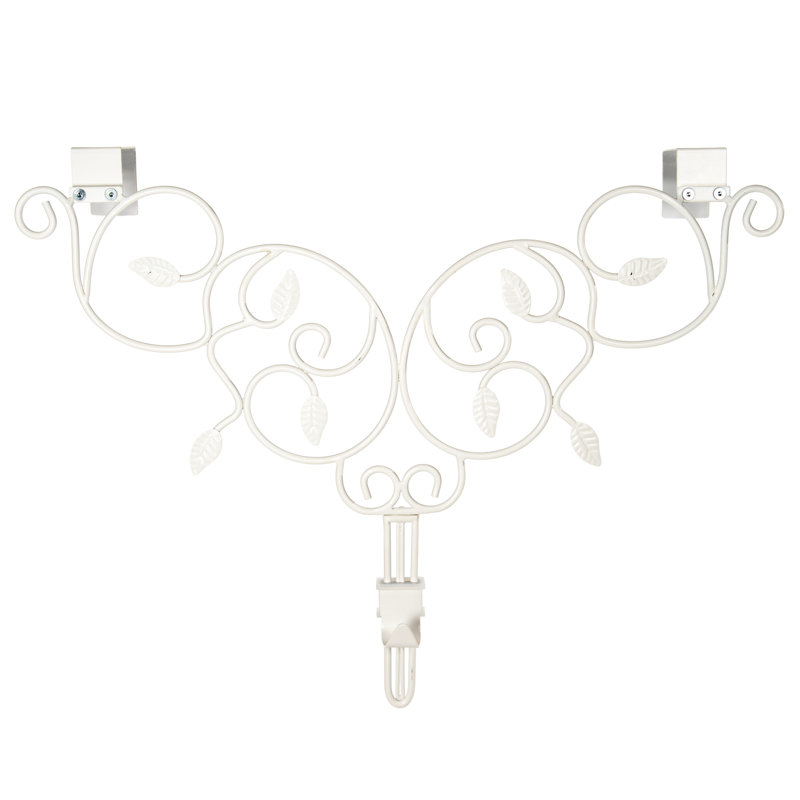 Adjustable Wreath Hanger for Door - Ivy (White)