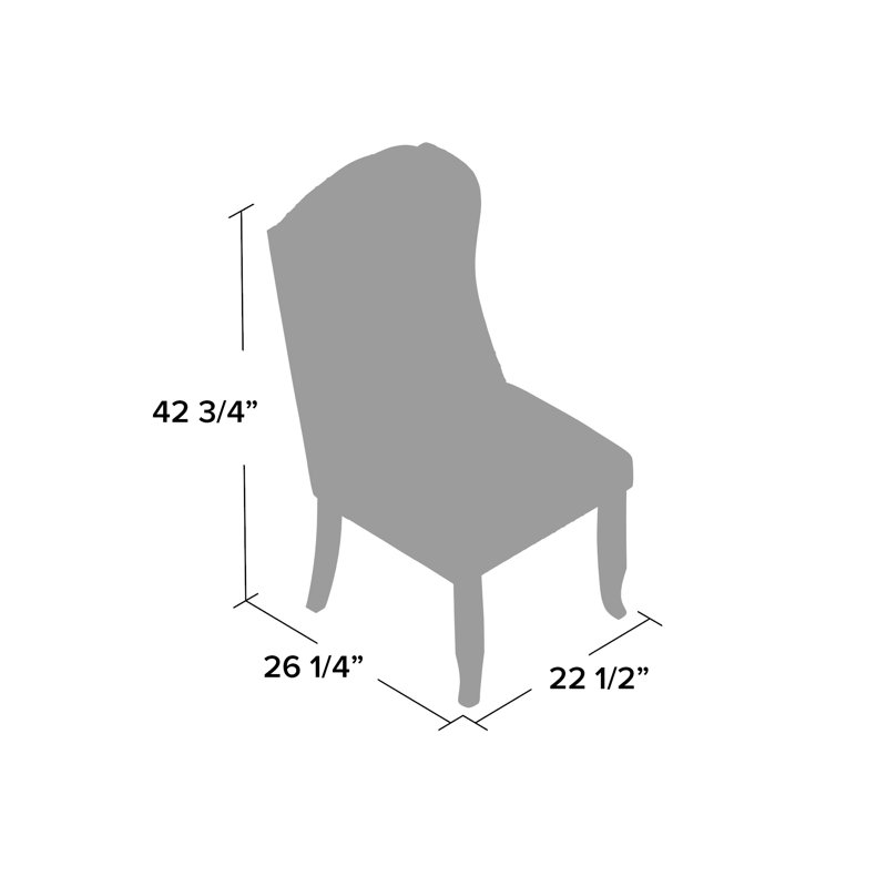 Chaise parsons Burlingame, Anthracite