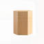 Hexagon MDF Janae - Table d'appoint à motif de grain de bois, table de bout moderne entièrement assemblée pour petits espaces-1636947870