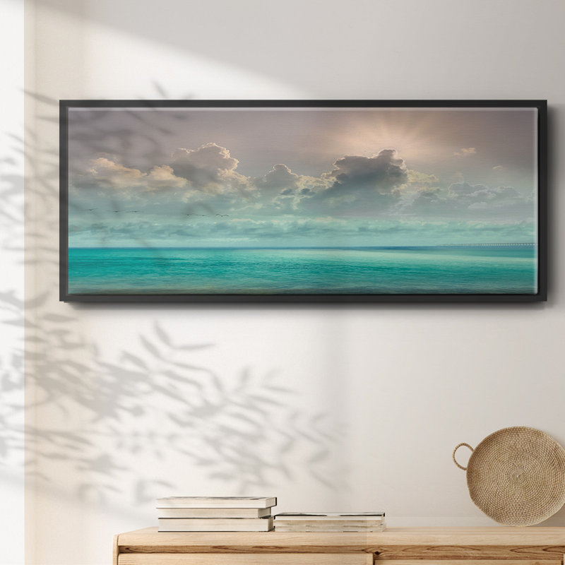 Caribbean Water- Framed Canvas