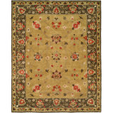 Meredith Wool Oriental Area Rug in Gold/Brown