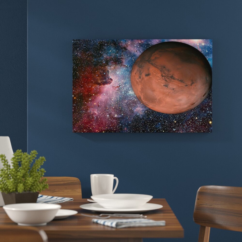 Leinwandbild Mars im Weltall