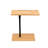 Sofa Side Table With Adjustable Height And Multiple Storage Options