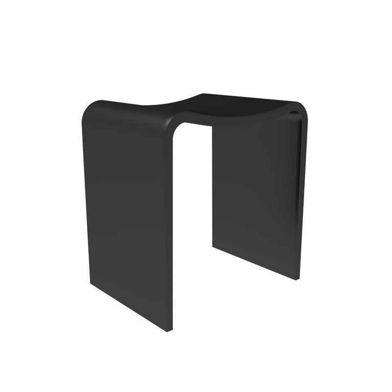 Tabouret de douche HIGEINE en surface solide, tabouret de salle de bain autoportant