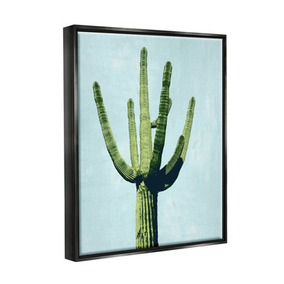 " Looming Cactus Turquoise Sky " by Mia Jensen