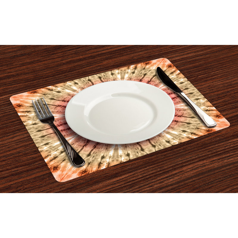 Polyester Abstract Rectangle Placemat