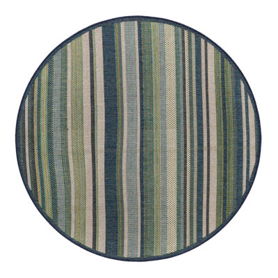 Tavon Striped Indoor / Outdoor Rug