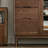 Classic black walnut bookcase
