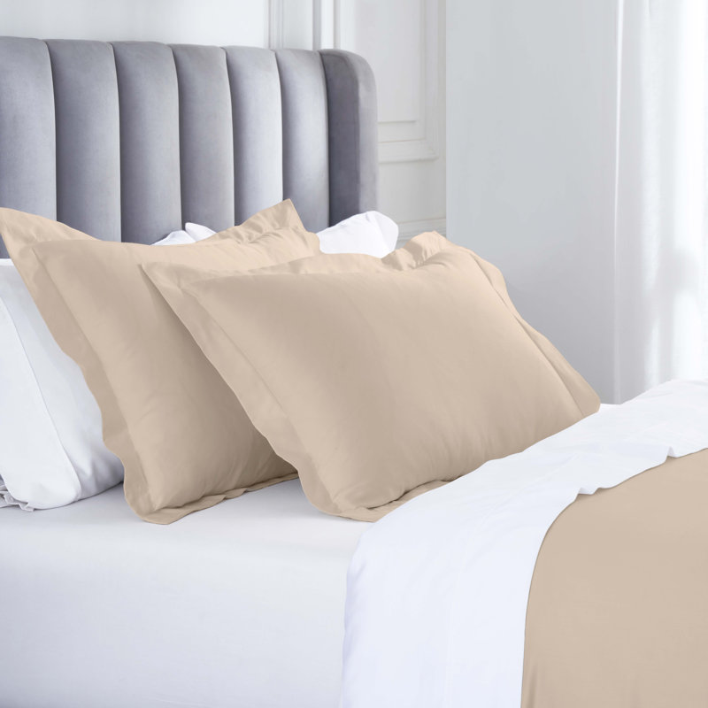 Ensemble de housse de couette 100% modal en bois de hêtre, Housse de couette grand et 2 taies d'oreiller stan, Lin