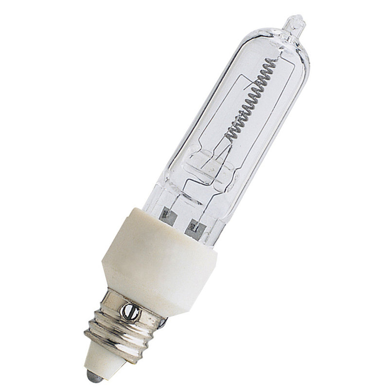 75 watts, halogène t4, ampoule à intensité réglable, base de e11 blanc chaud (3000k)