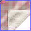 Couvertures à carreaux vichy rose et beige-124116097