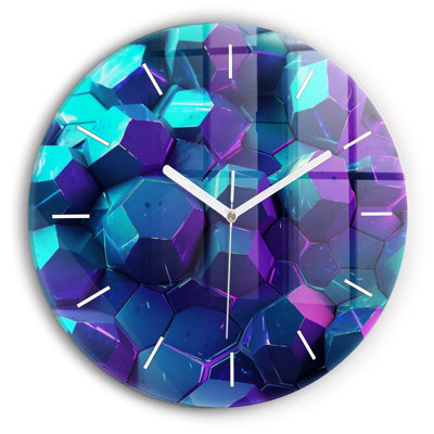 Glass Wall Clock