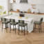 Counter Stool with Metal Frame