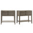 Shoreham 1-Drawer Nightstand - Weathered Gray - Set Of 2