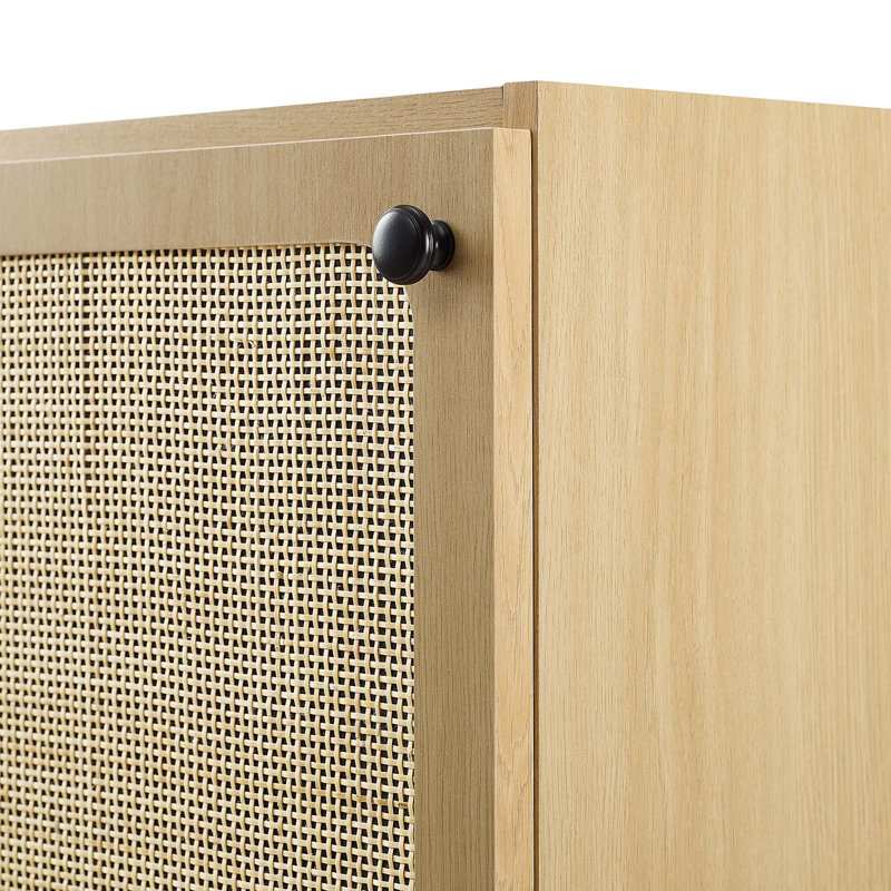 Base de meuble-lavabo simple 17 po. Modway, Chêne