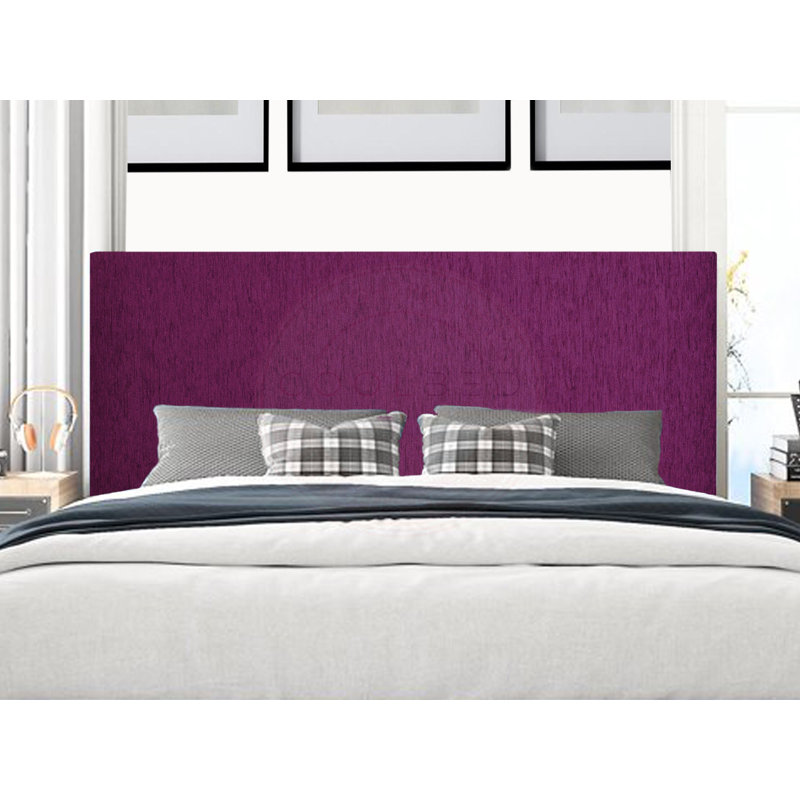 Ghazl Upholstered Headboard, Kingsize (5'), Purple