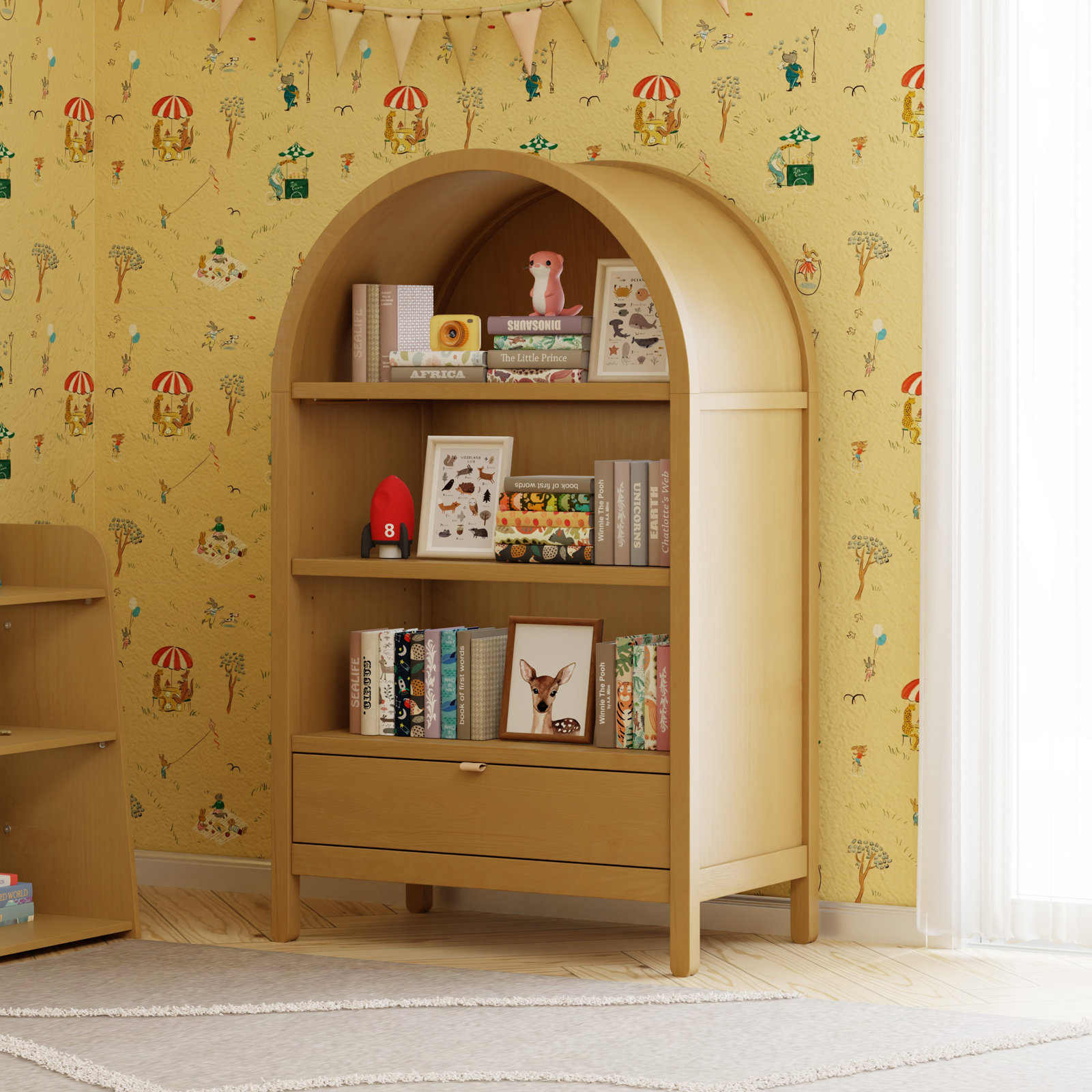 Bondi Assembled Bookcase
