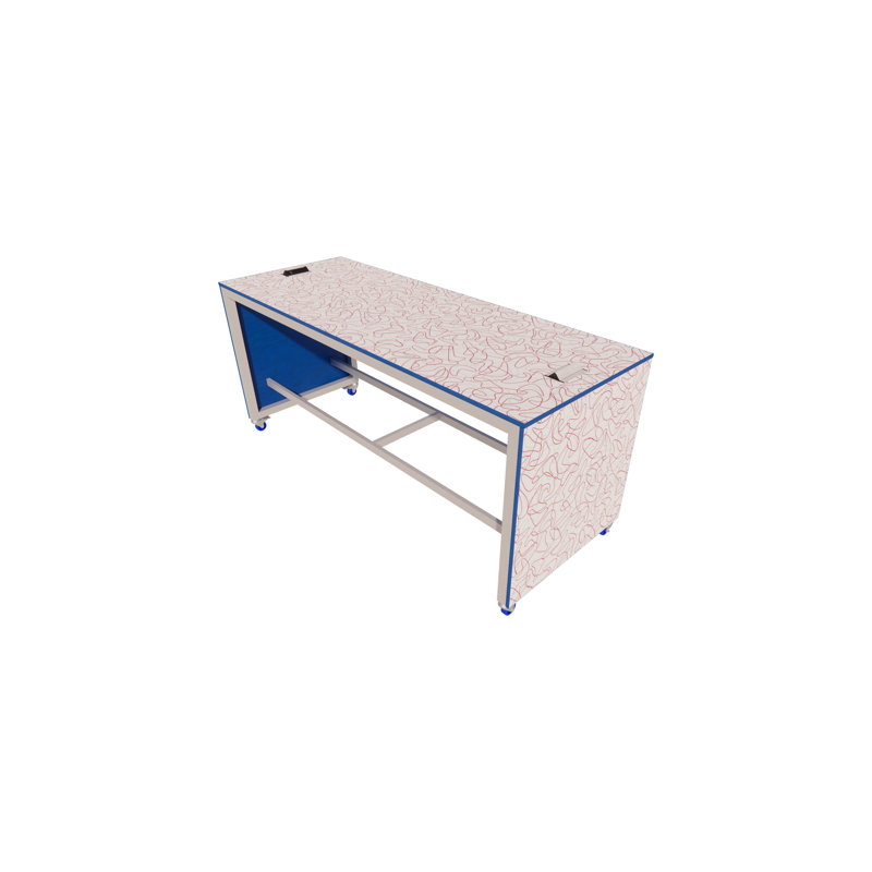 Mobile Conversation Table, 96" L x 36" W