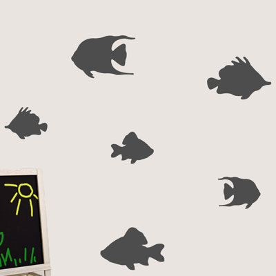Décalcomanie murale poisson