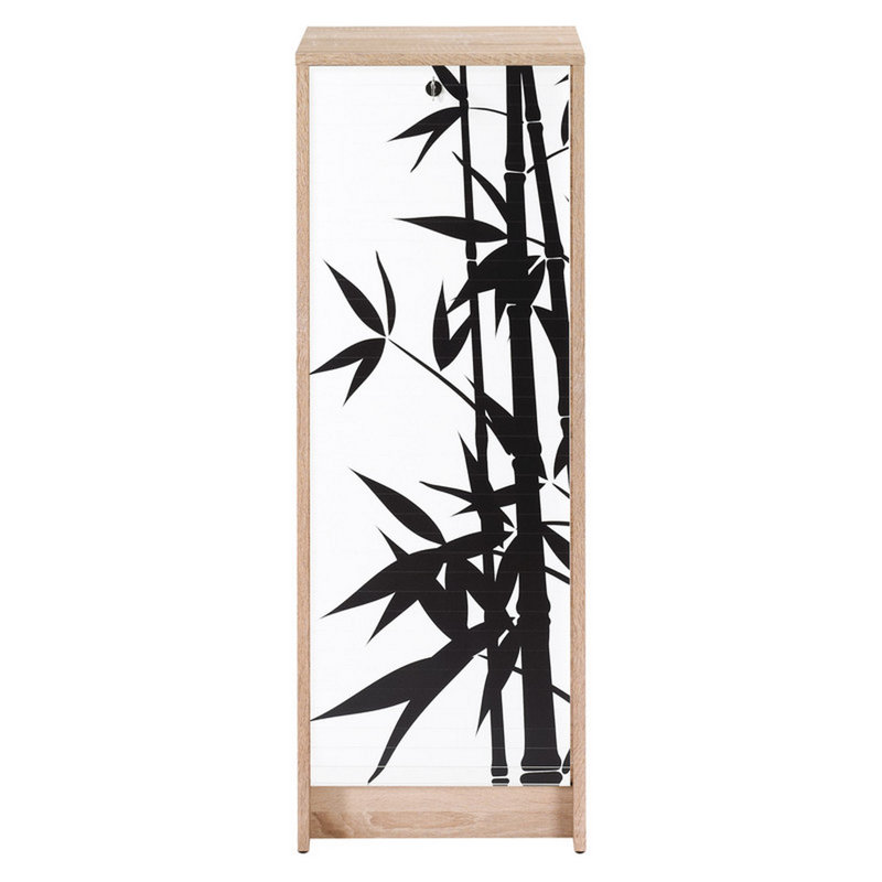 Gratiana 1 -Door 5 -Shelf, Oak