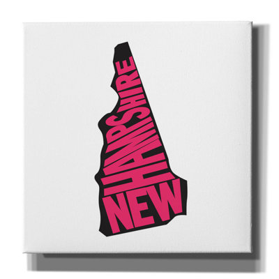 'New Hampshire 2' by Art Licensing Studio Canvas Wall Art