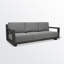 Ensemble de salon d'extérieur en aluminium 4 pièces Aden-650351417