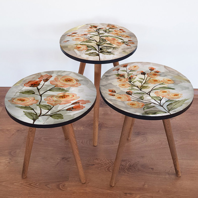 Tables gigognes 3 pieds Aust