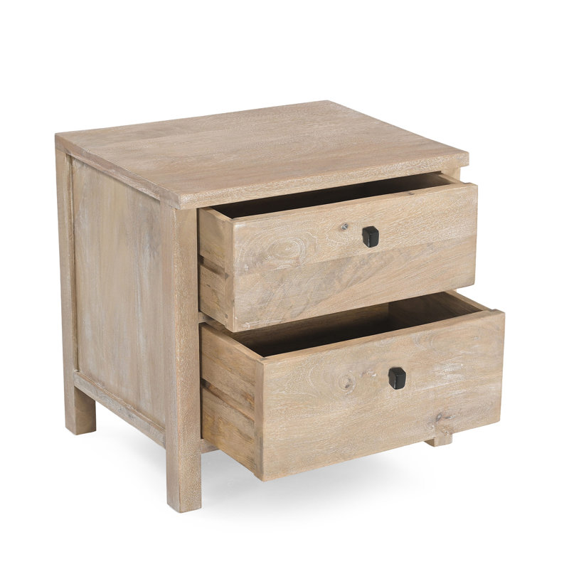 Table de chevet 2 tiroirs Luna