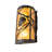 Jahanara Steel Flush Mounted Sconce
