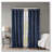 Knitted Jacquard Damask Total Blackout Grommet Top Curtain Panel(Only 1 Pc Panel)-755898358-755898354