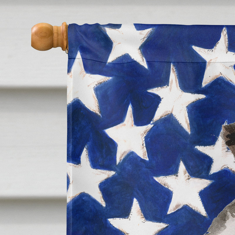Drapeau de maison en polyester à 2 côtés Shahnur, Border collie
