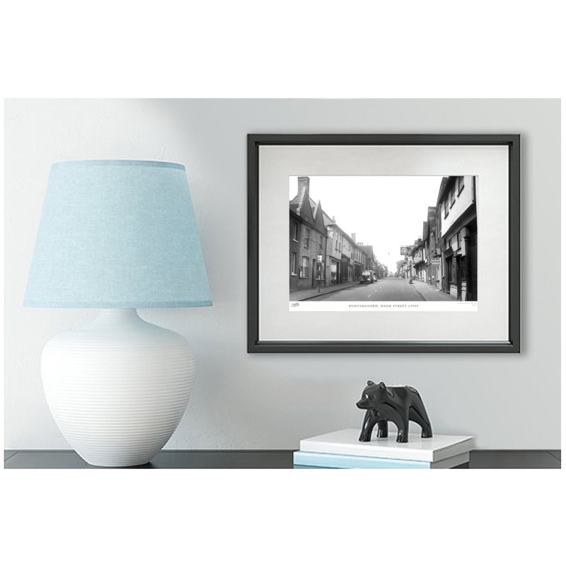 Buntingford, High Street C1955 by Francis Frith - Single Picture Frame Print, 60cm H x 80cm W x 2.3cm D