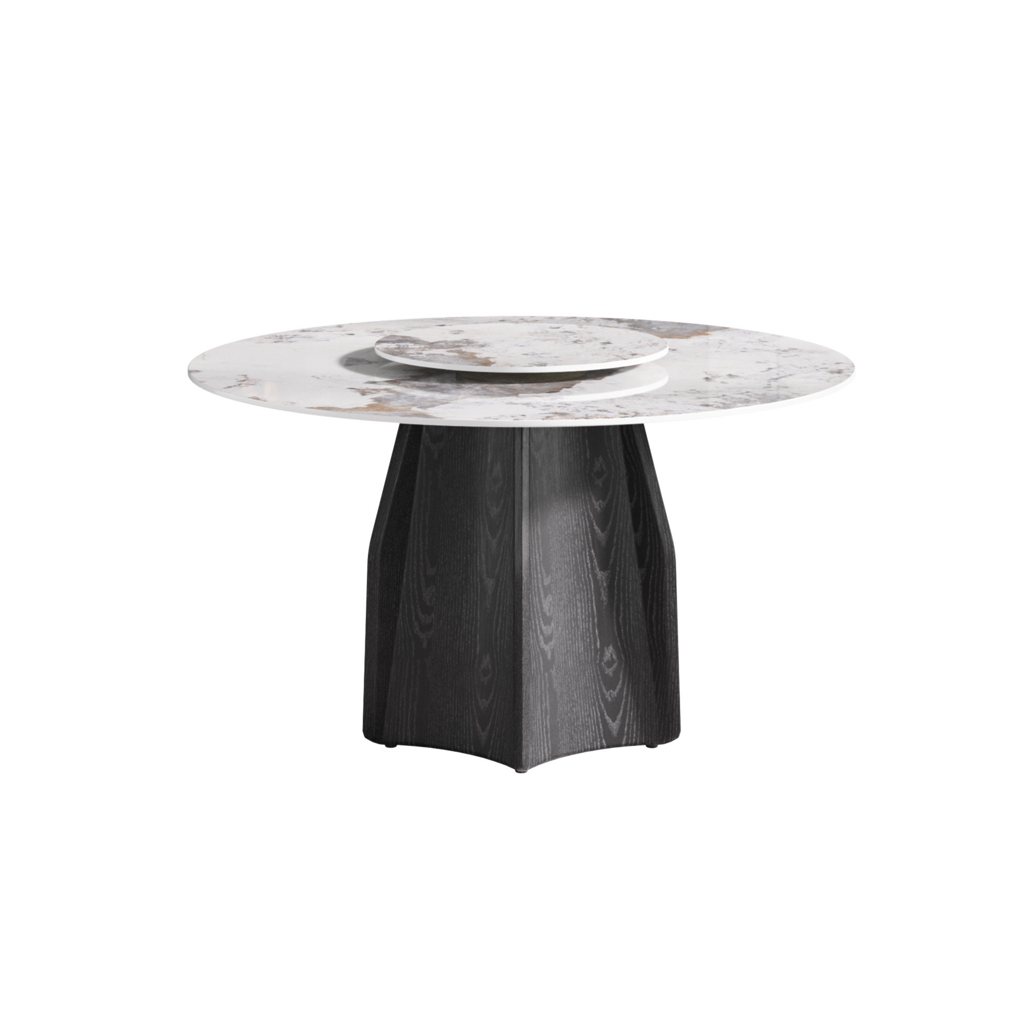 View of Tropical Horizontally Textured Black Solid Duvet Cover - Spoonflower...