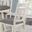 Table de salle à manger 6 pièces avec table et 4 chaises d'appoint