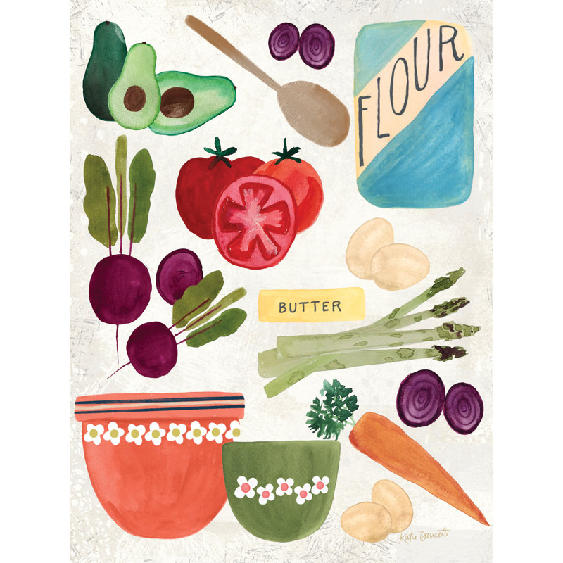 «Veggies» par Katie Doucette, H 18 po x l 12 po