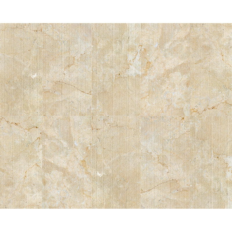 Panneau mural en marbre 12 po x 24 po beige / doré - finition texturée Fs