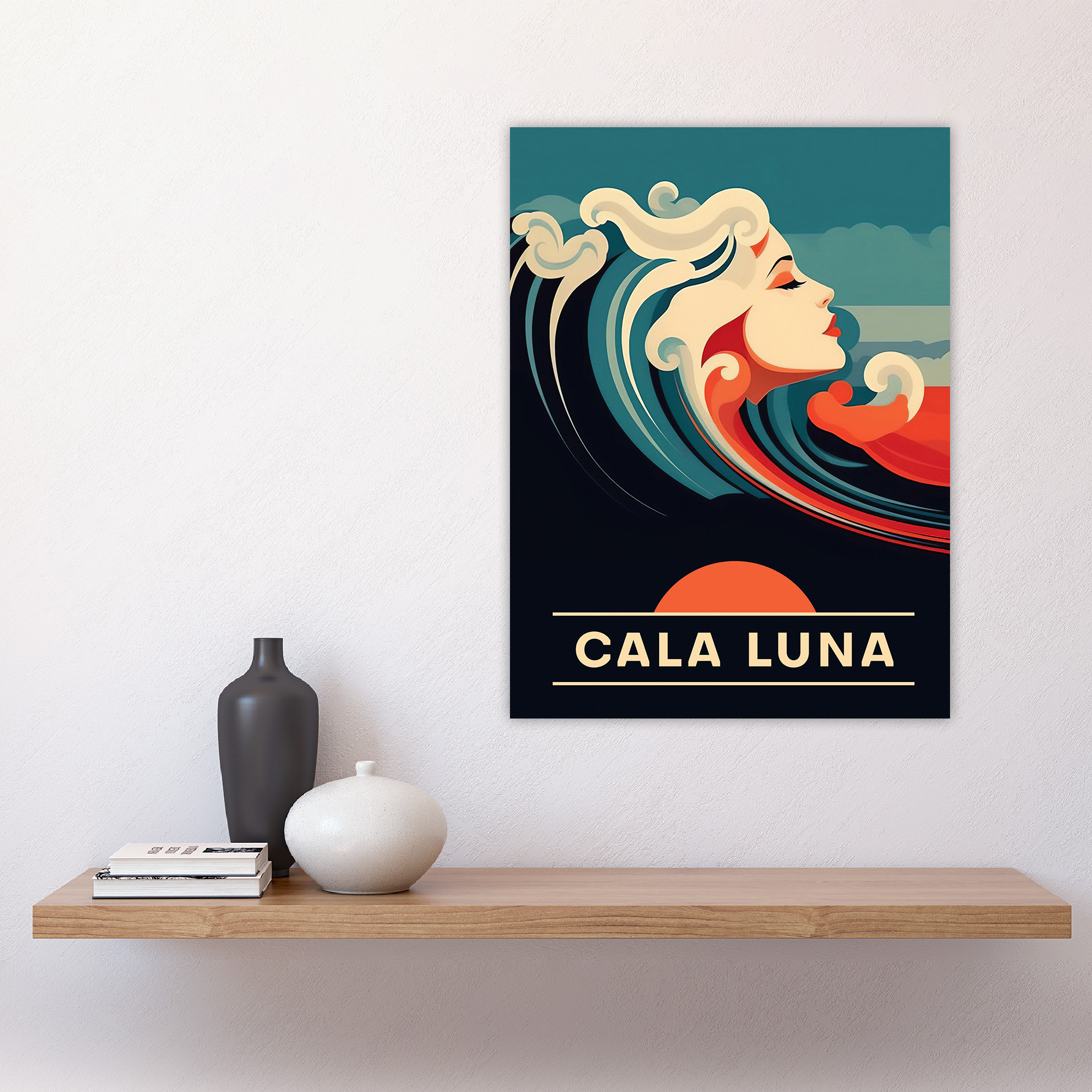 House of Hampton Wall Art Print The Seaside Calls Cala Luna Beach