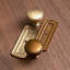 Poignée champignon 1,3 po avec plaque arrière (style G018) GOO-KI, alliage de zinc-137786309-125431407