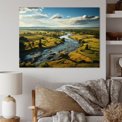 " Green Blue Illinois Landscape "