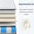 King Size Mattress,10 Inch Hybrid Mattress, Individually Pocketed Innerspring, Medium Firm-1360975123-1360975125
