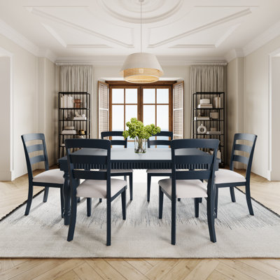 Alper Dining Set With Ladderback Chair
