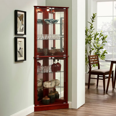 Armoire d'angle Curio