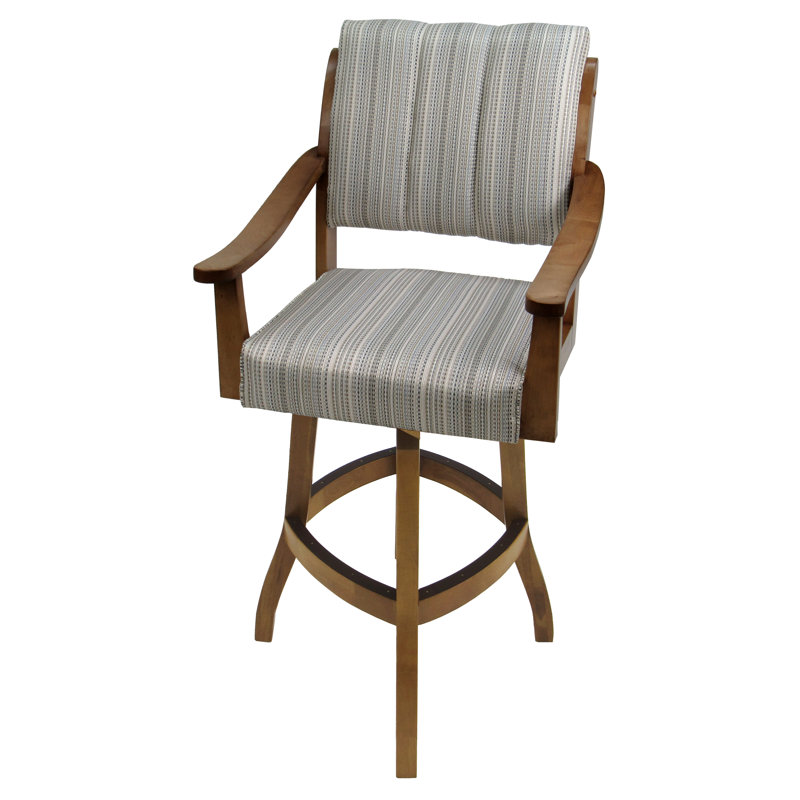 Tabouret de bar Curby, Noyer, Tabouret de bar (siège d'une hauteur de 30 po)