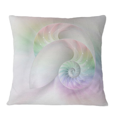Coussin Rainbow Shell Spiral