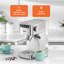 Geepas 1450W Espresso & Cappuccino Coffee Machine & 450W Coffee Grinder Combo Set - Milk Frother, Wet & Dry Coffee Grinder