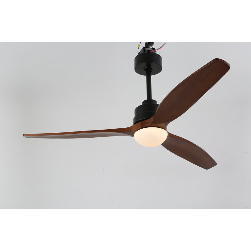 Ventilateur de plafond à DEL 52 pouces avec télécommande et ensemble d'éclairage Boarisch