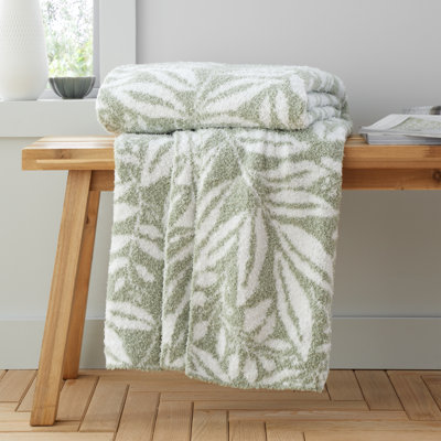 So Soft Sorrel Leaves Blanket Throw