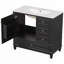 Meuble-lavabo 36 po avec lavabo en céramique-534666616