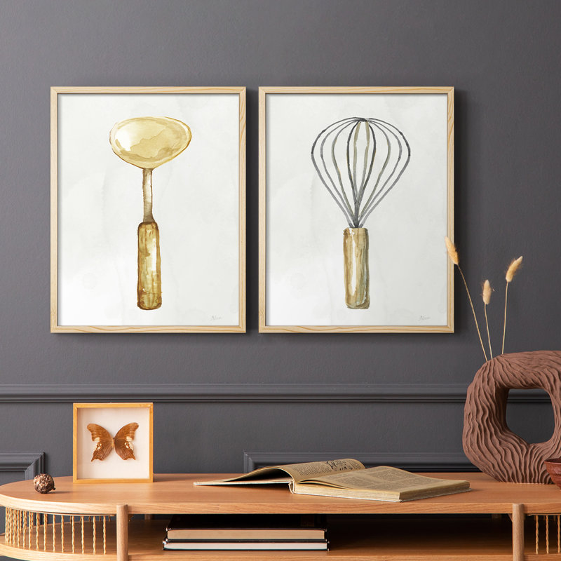 Impression encadrée de cuisine I-Premium de Kitchen N Nécessity - prête à être accrochée - aucun clou requis - aucun clou requis