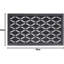 Elipses Rubber Door Mat Non-Slip Argyle Doormat